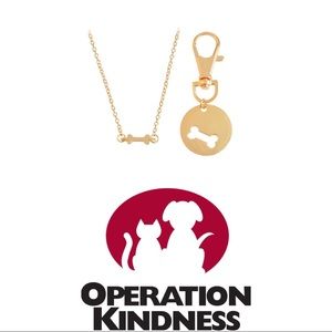 Bone necklace & matching dog charm